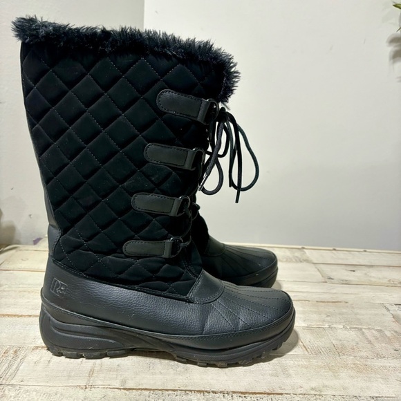 ❤️Rugged Outback All Season Faux Fur Trim Boots-Sz 8 - Picture 4 of 8